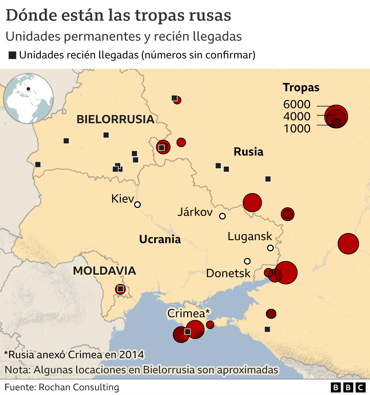 mapa tropas rusas